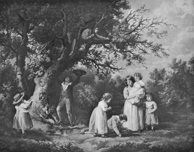 Niños buscando nidos de pájaros, 1789, 1912 de George Morland