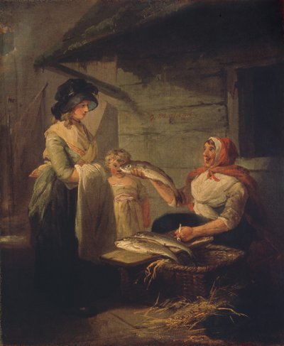 Pescadera, finales de 1780 de George Morland