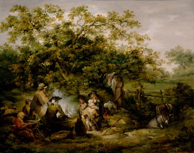 Campamento gitano de George Morland