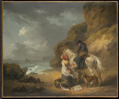 Venta de pescado de George Morland