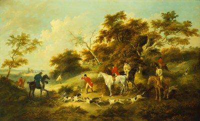 La muerte del zorro (óleo sobre lienzo) de George Morland