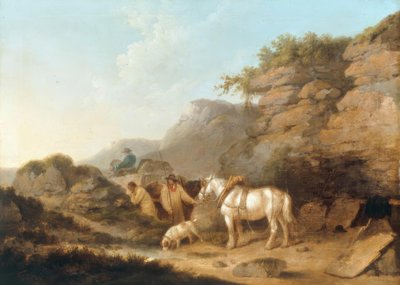 La cantera de pizarra de George Morland