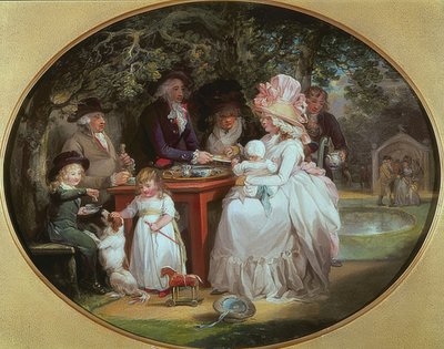 El jardín del té de George Morland