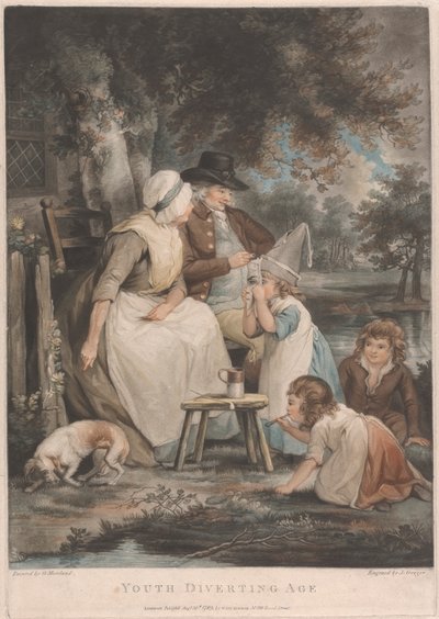 Juventud Edad de desvío de George Morland