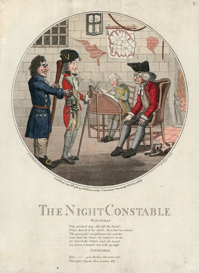 El vigilante nocturno de George Moutard Woodward