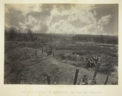 Campo de batalla de Atlanta, GA, nº 2 de George N. Barnard