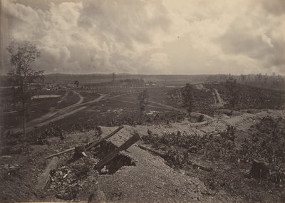 Campo de batalla de Resacca, Georgia No. 4 de George N. Barnard