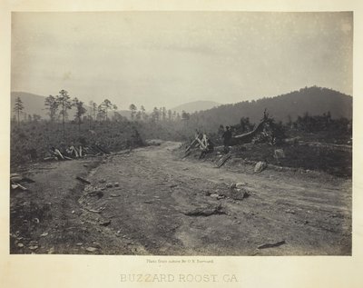 Buzzard Roost, GA, 1866 de George N. Barnard