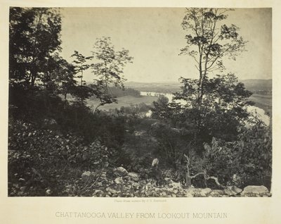 Valle de Chattanooga desde Lookout Mountain de George N. Barnard