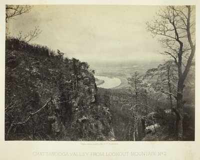 Valle de Chattanooga desde Lookout Mountain, nº 2 de George N. Barnard
