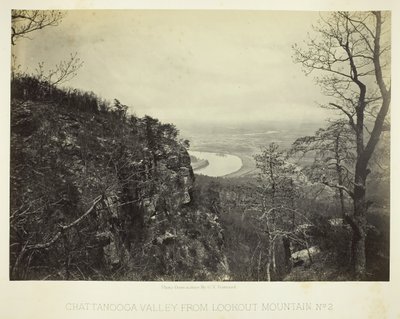 Valle de Chattanooga desde Lookout Mountain, No. 2, 186466 de George N. Barnard