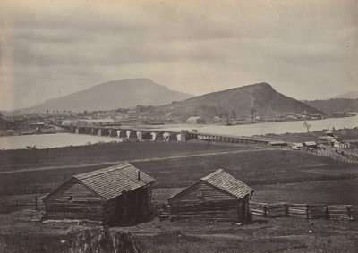 Chattanooga desde el Norte, 1860s de George N. Barnard