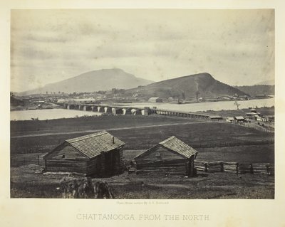 Chattanooga desde el norte, 1864 de George N. Barnard