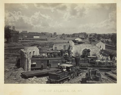 Ciudad de Atlanta, GA, No. 1 de George N. Barnard