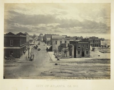 Ciudad de Atlanta, GA, No. 2, 1866 de George N. Barnard