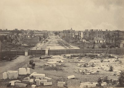 Columbia desde el Capitolio, 1860s de George N. Barnard