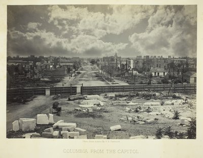 Columbia desde el Capitolio de George N. Barnard