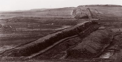 Obras de tierra confederadas, Centreville, Virginia de George N. Barnard