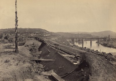 Defensas del puente de Etawah de George N. Barnard