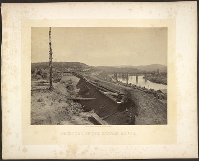 Defensas del puente de Etawah de George N. Barnard