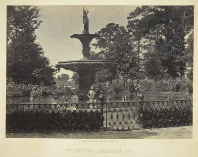 Fuente, Savannah, GA de George N. Barnard