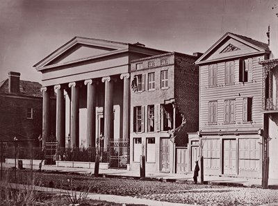 Salón Hiberniano, Charleston, ca. 1864 de George N. Barnard