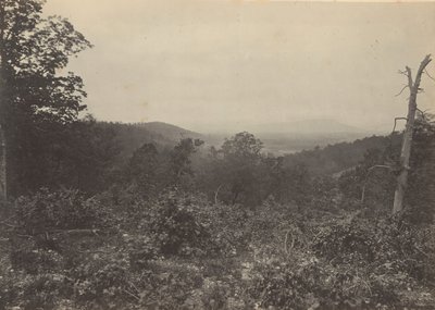 Mission Ridge escena del ataque de Sherman de George N. Barnard