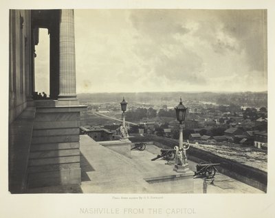 Nashville desde el Capitolio de George N. Barnard
