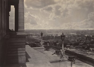 Nashville desde el Capitolio, 1860s de George N. Barnard