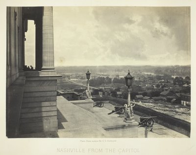 Nashville desde el Capitolio, 1864 de George N. Barnard