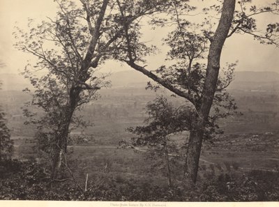 Orchard Knob desde Mission Ridge de George N. Barnard