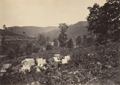 Paso en la Cordillera del Mapache, Whiteside No. 2 de George N. Barnard