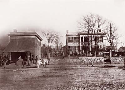 Cuartel General del Mariscal de la Policía, Chattanooga, c. 1864 de George N. Barnard