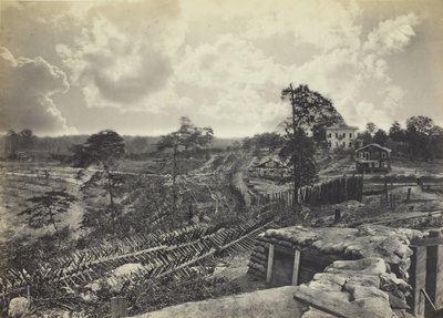 Obras Rebeldes Frente a Atlanta, GA, No. 1 de George N. Barnard