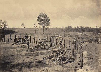 Obras rebeldes frente a Atlanta, Georgia, n.º 2 de George N. Barnard