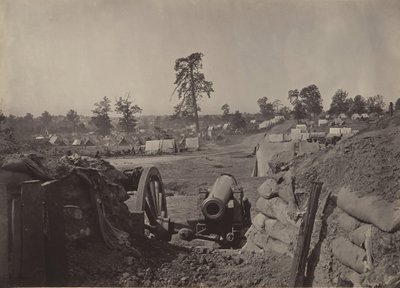 Obras rebeldes frente a Atlanta, Georgia No. 3, 1860s de George N. Barnard