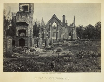 Ruinas en Columbia, Carolina del Sur de George N. Barnard