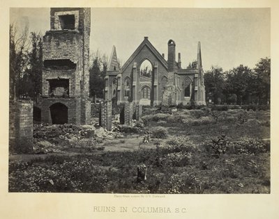 Ruinas en Columbia, S.C., 1865 de George N. Barnard