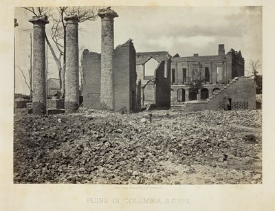 Ruinas en Columbia, S.C., nº 2 de George N. Barnard