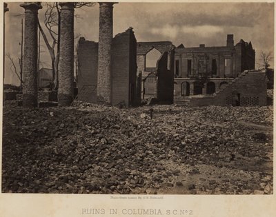 Ruinas en Columbia, S.C. n.º 2 de George N. Barnard