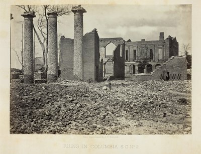 Ruinas en Columbia, S.C., No. 2, 1865 de George N. Barnard
