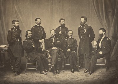 Sherman y sus generales de George N. Barnard