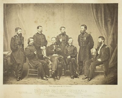 Sherman y sus generales de George N. Barnard