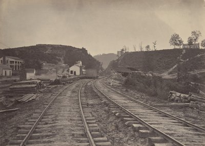 El Paso de Allatoona Mirando al Norte, Georgia, 1860s de George N. Barnard