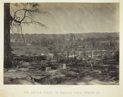 El campo de batalla de Peach Tree Creek, Ga. de George N. Barnard