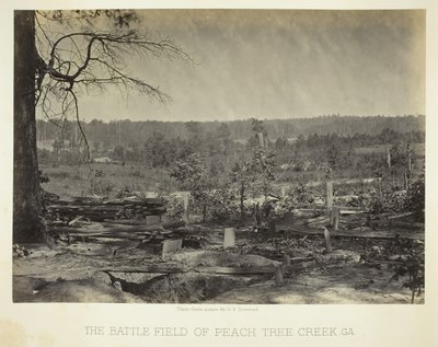 El campo de batalla de Peach Tree Creek, Ga., 1864-66 de George N. Barnard