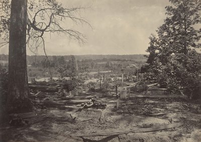 El campo de batalla de Peach Tree Creek, Georgia de George N. Barnard
