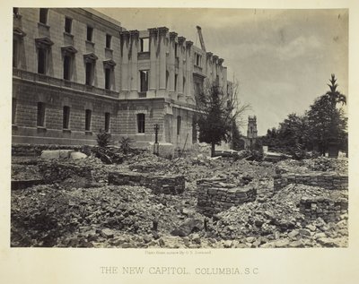 El Nuevo Capitolio, Columbia, SC de George N. Barnard