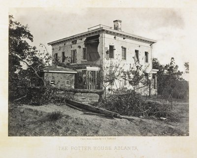 La casa Potter, Atlanta de George N. Barnard