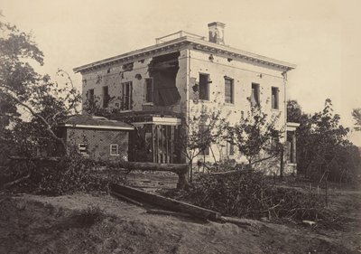 La Casa Potter, Atlanta, 1860s de George N. Barnard